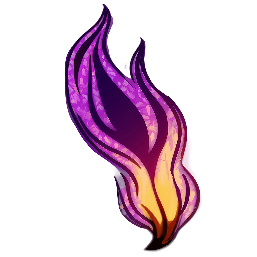 Purple Flame Drawing Png Hee PNG image