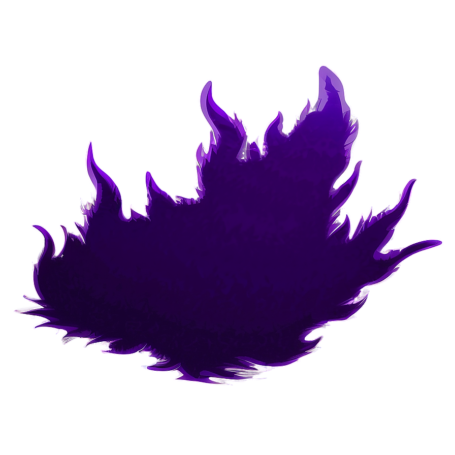 Purple Flame Silhouette Png Sgp42 PNG image