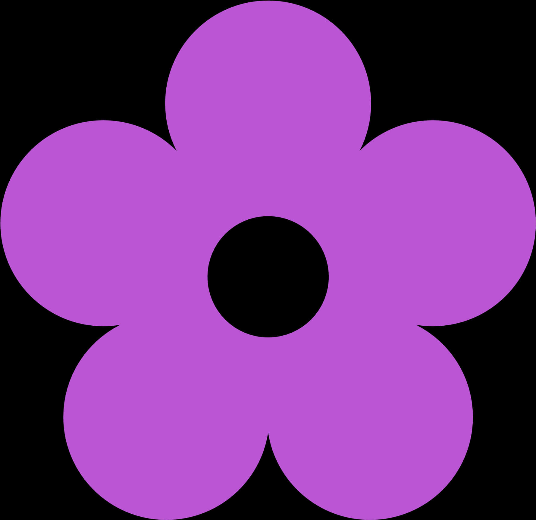 Purple Flower Graphic PNG image