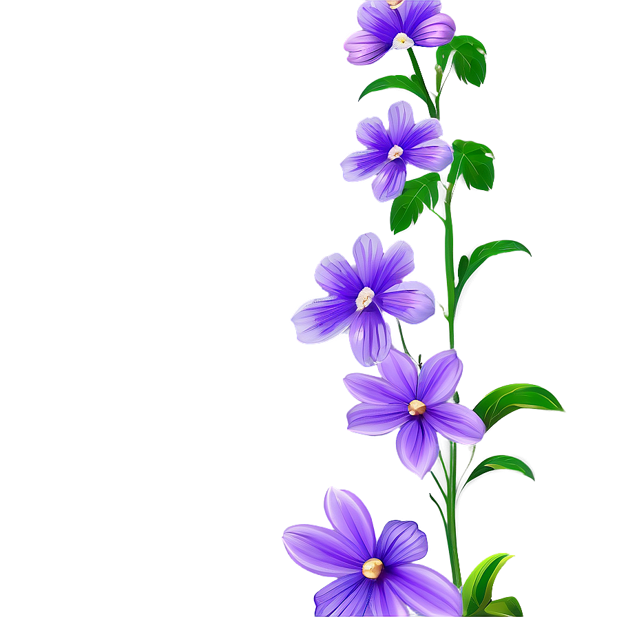 Purple Flower Png Qlh63 PNG image