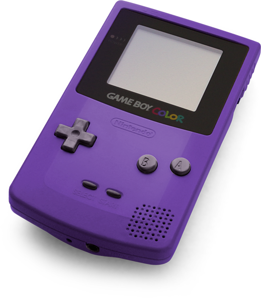 Purple Game Boy Color Console PNG image