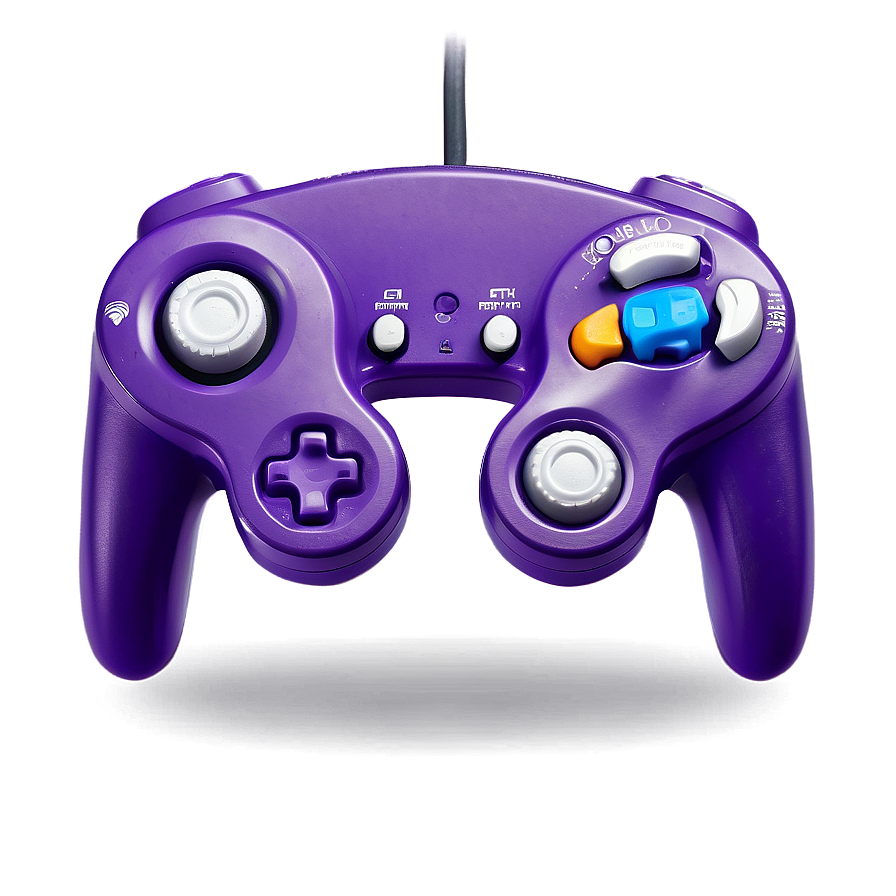 Purple Gamecube Console Png Grg PNG image