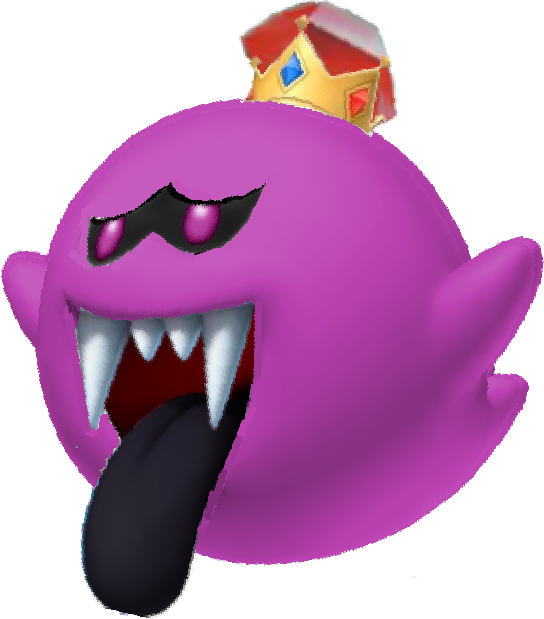 Purple Ghost Carrying House PNG image