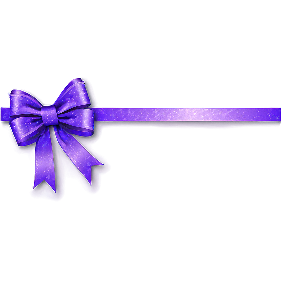 Purple Gift Bow Png 05042024 PNG image