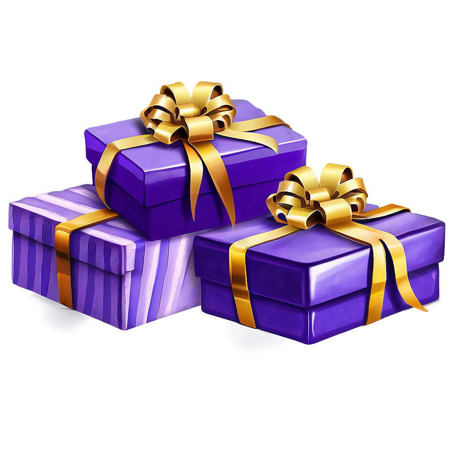 Purple Gift Box Png 82 PNG image