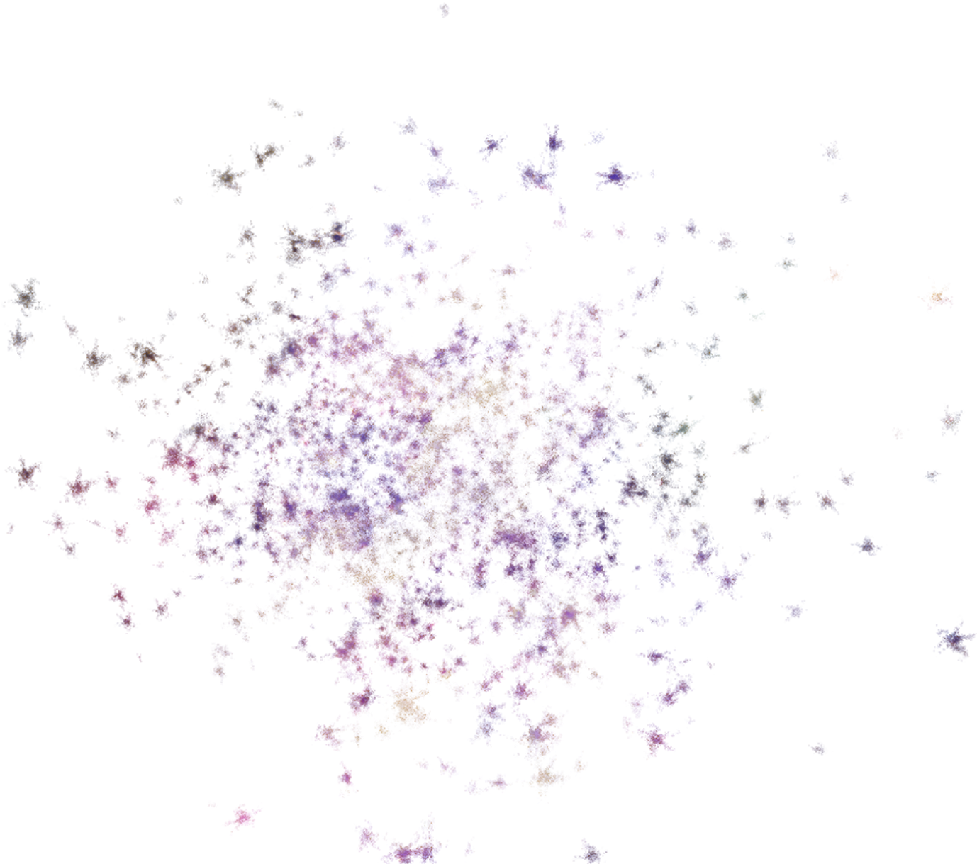 Purple Glitter Explosion Overlay PNG image