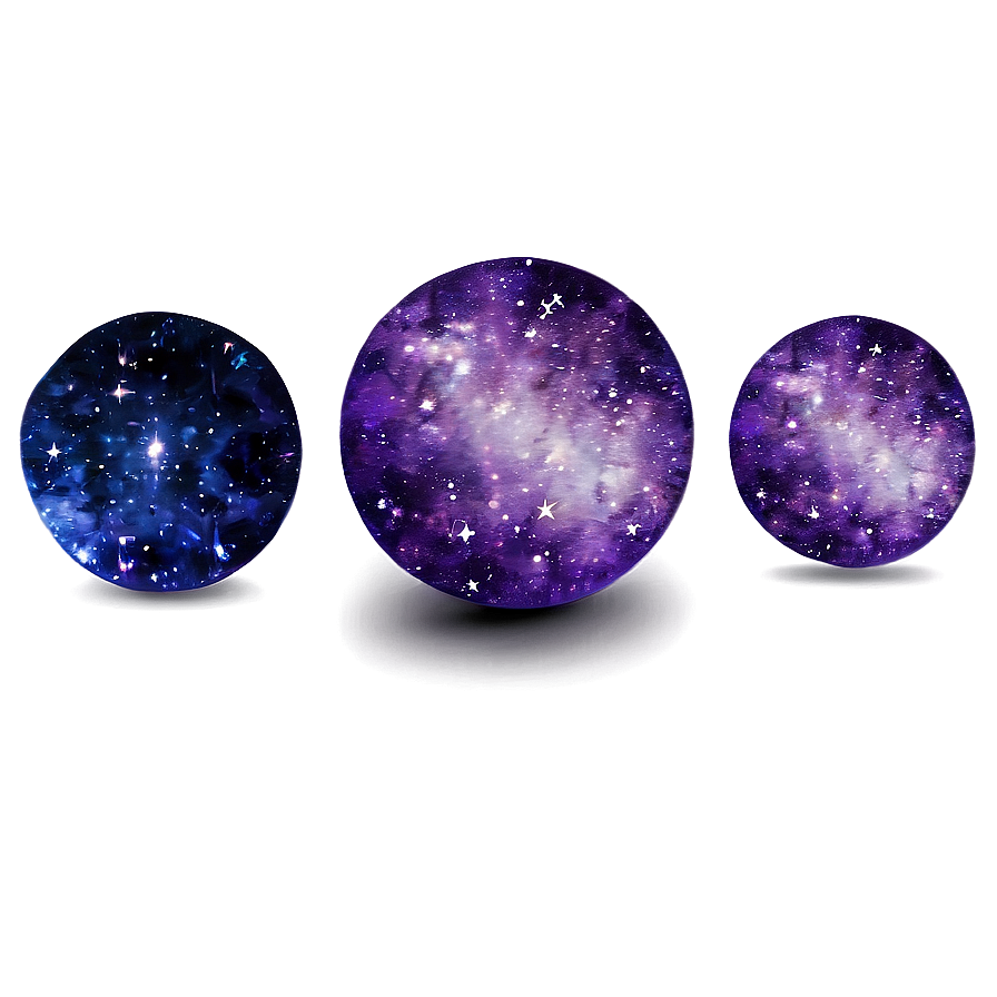 Purple Glitter Galaxy Png 06252024 PNG image