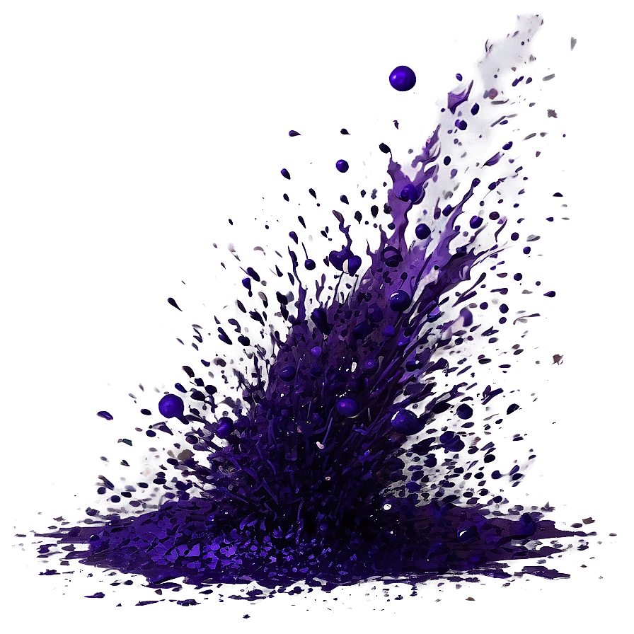 Purple Glitter Splatter Png Phj PNG image