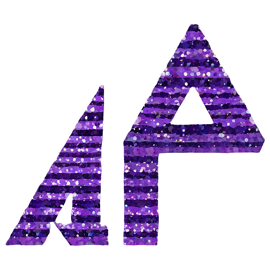 Purple Glitter Zigzag Png 99 PNG image