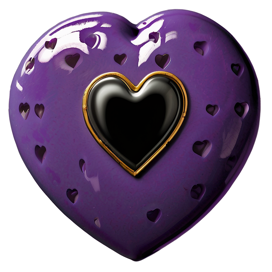 Purple Hearts Png 05032024 PNG image