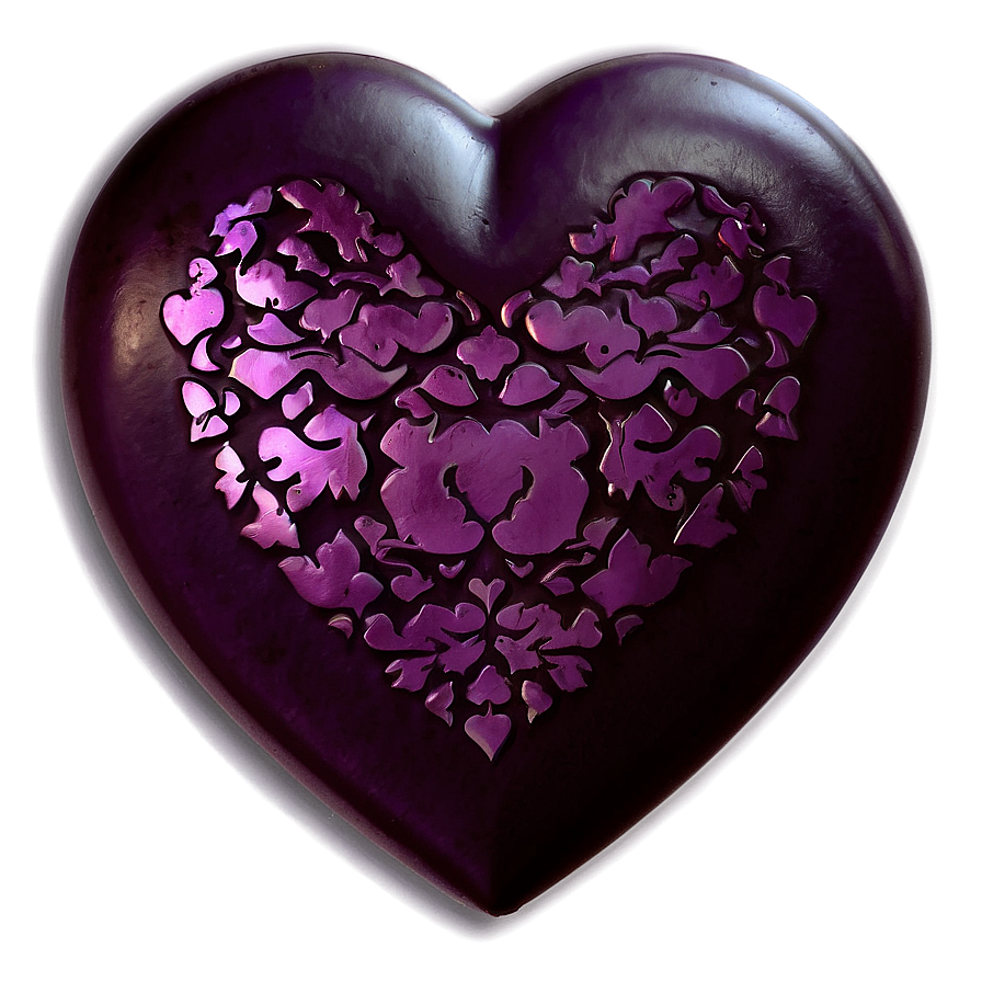 Purple Hearts Png 12 PNG image