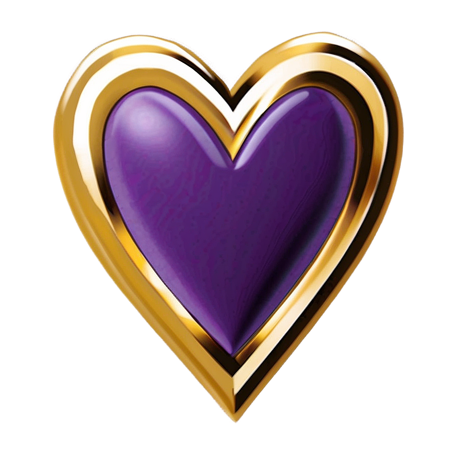 Purple Hearts Png 47 PNG image