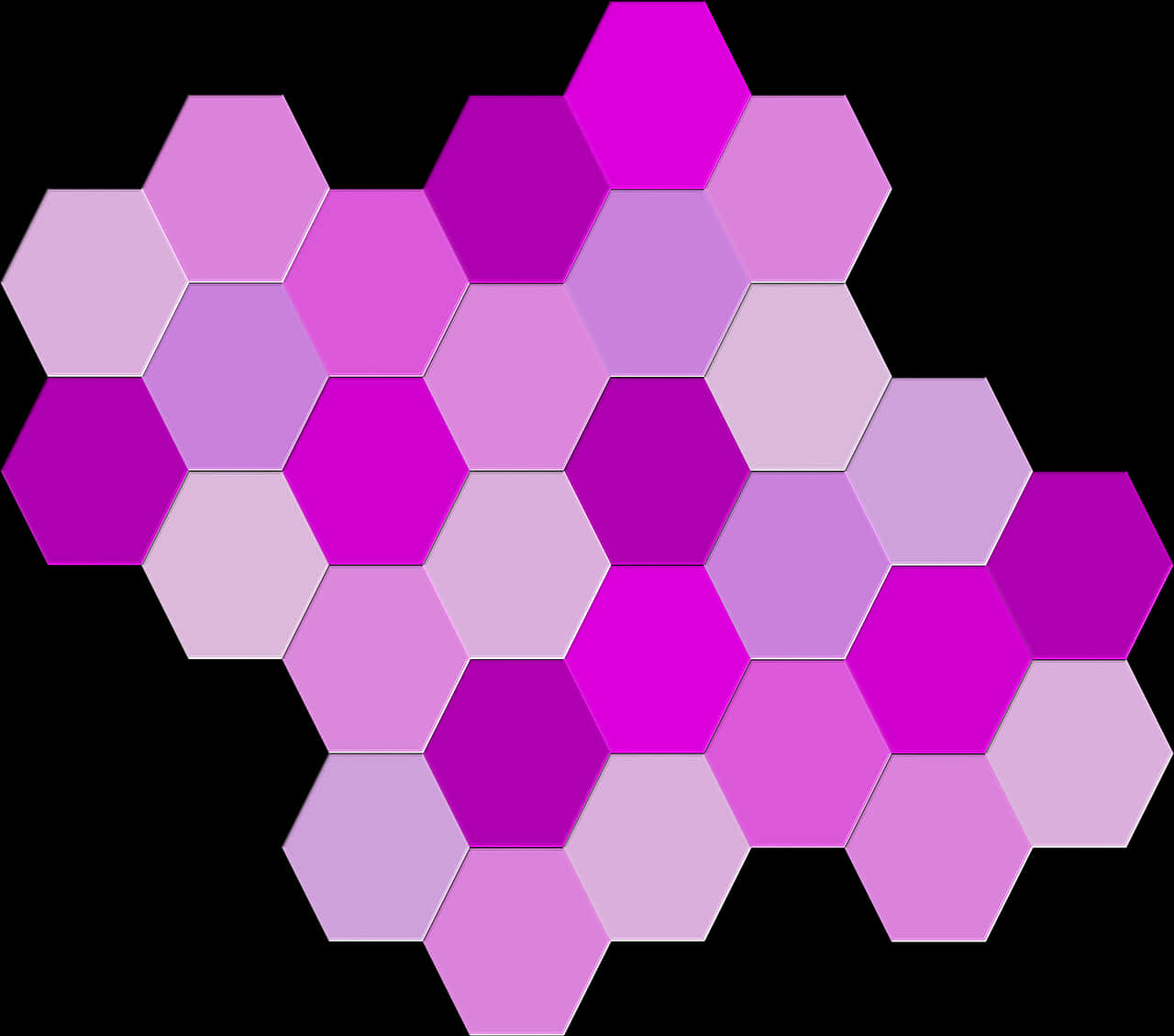 Purple Hexagon Pattern PNG image