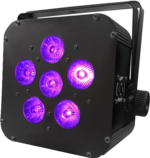Purple L E D Stage Light Panel PNG image
