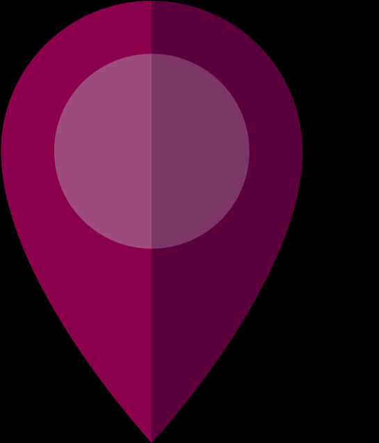 Purple Location Pin Icon PNG image