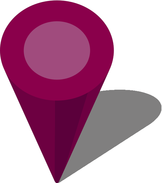 Purple Location Pin Icon PNG image