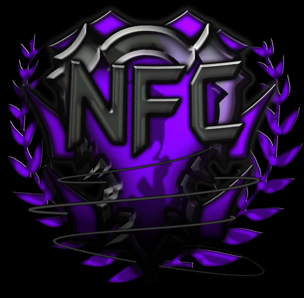 Purple_ N F C_ Logo_ Design PNG image