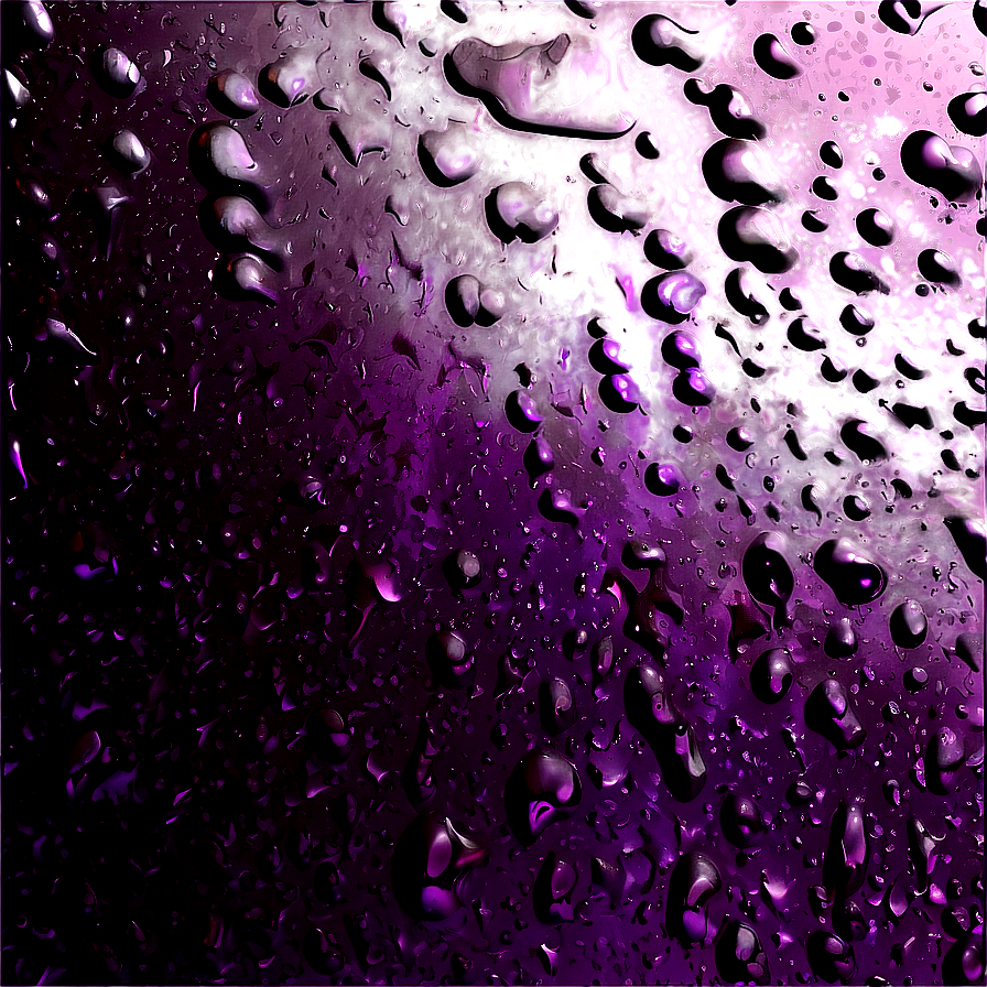 Purple Rain On Metal Surface Png Bwg9 PNG image