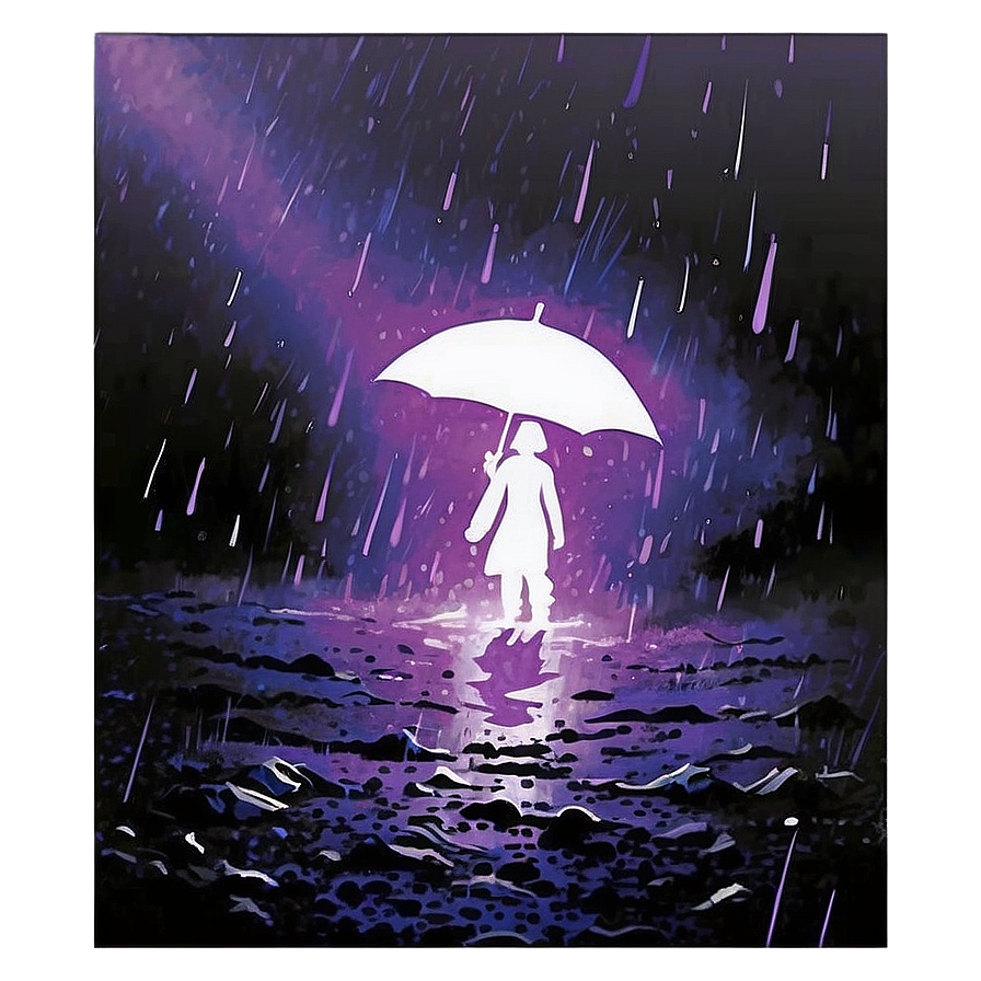 Purple Rain Weather Phenomenon Png 8 PNG image