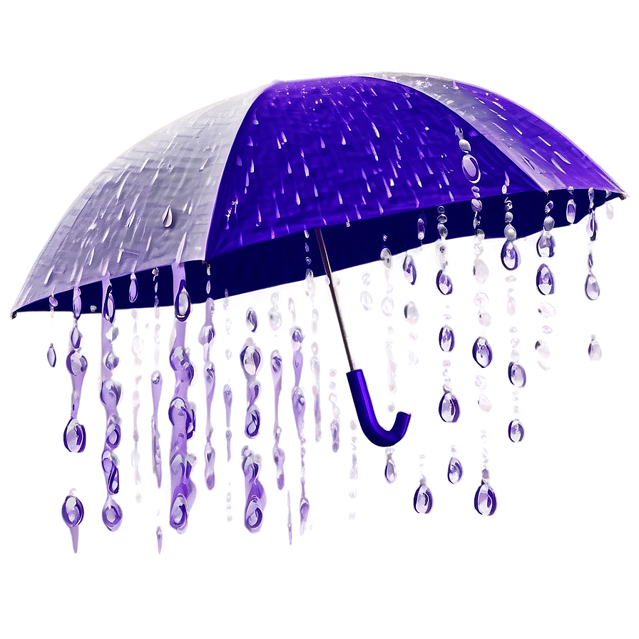 Purple Rainfall Animation Png 06252024 PNG image