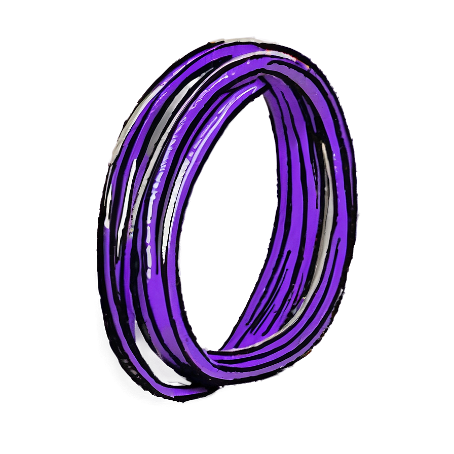 Purple Rubber Bands Png 06132024 PNG image