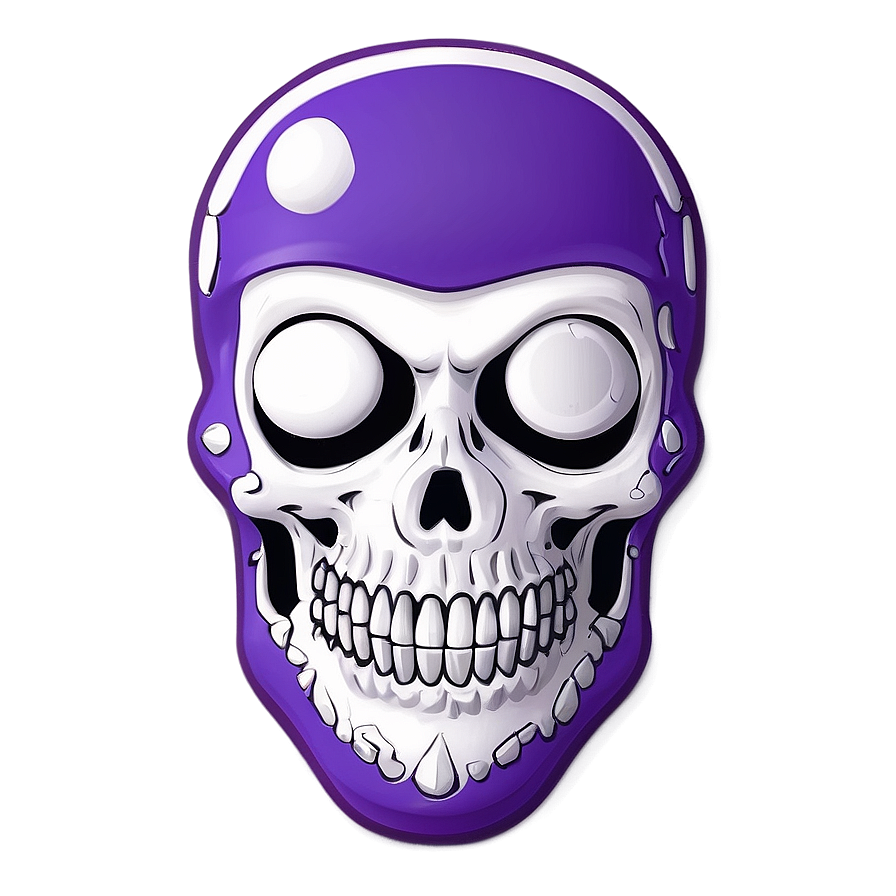 Purple Skull Trooper Gaming Art Png 06202024 PNG image