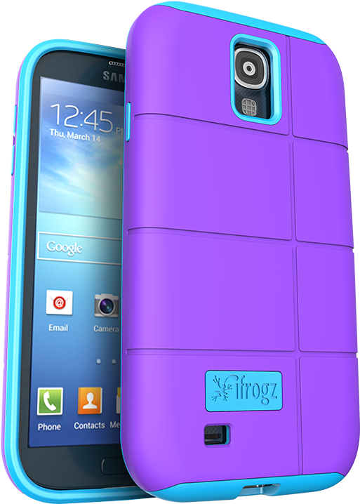 Purple Smartphone With Case PNG image