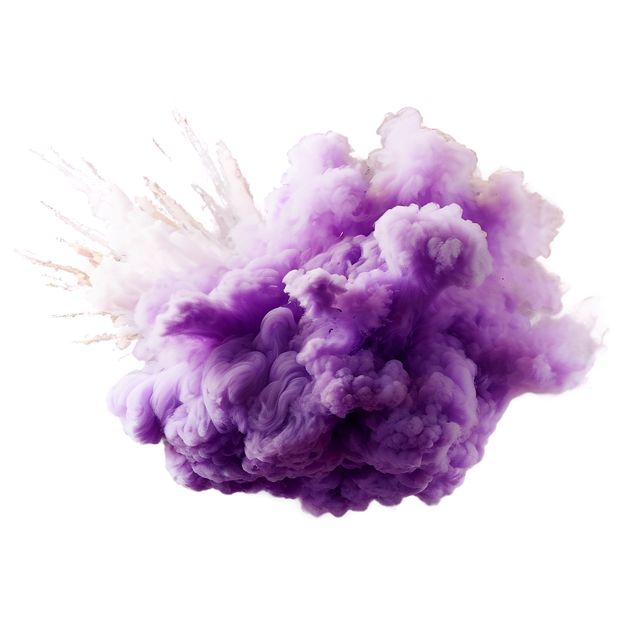 Purple Smoke Explosion Png Ifp PNG image