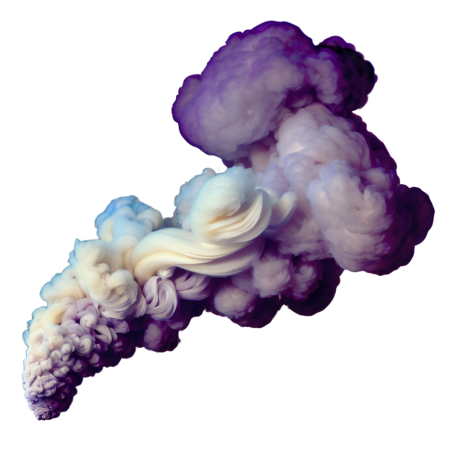 Purple Smoke Stream Png 06122024 PNG image