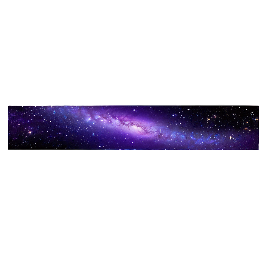 Purple Space Galaxy Border Png 67 PNG image