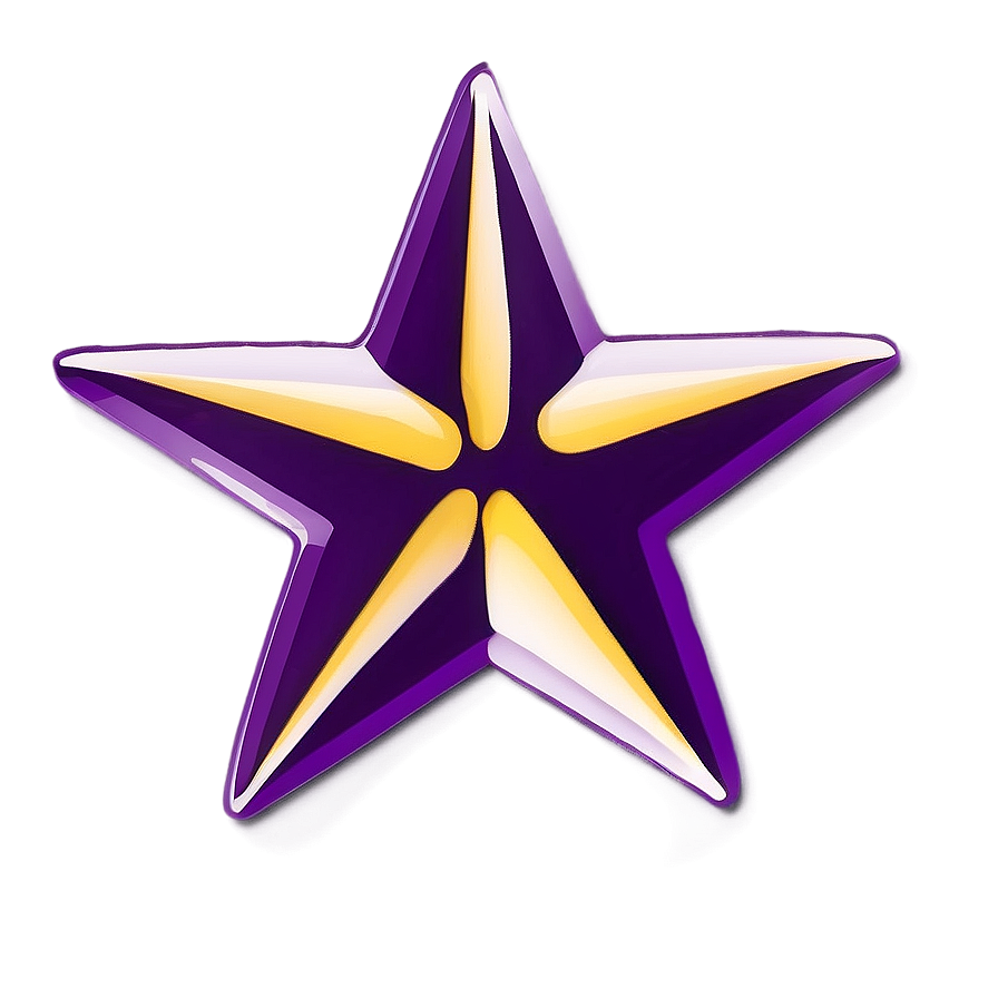 Purple Star Icon Png 06252024 PNG image