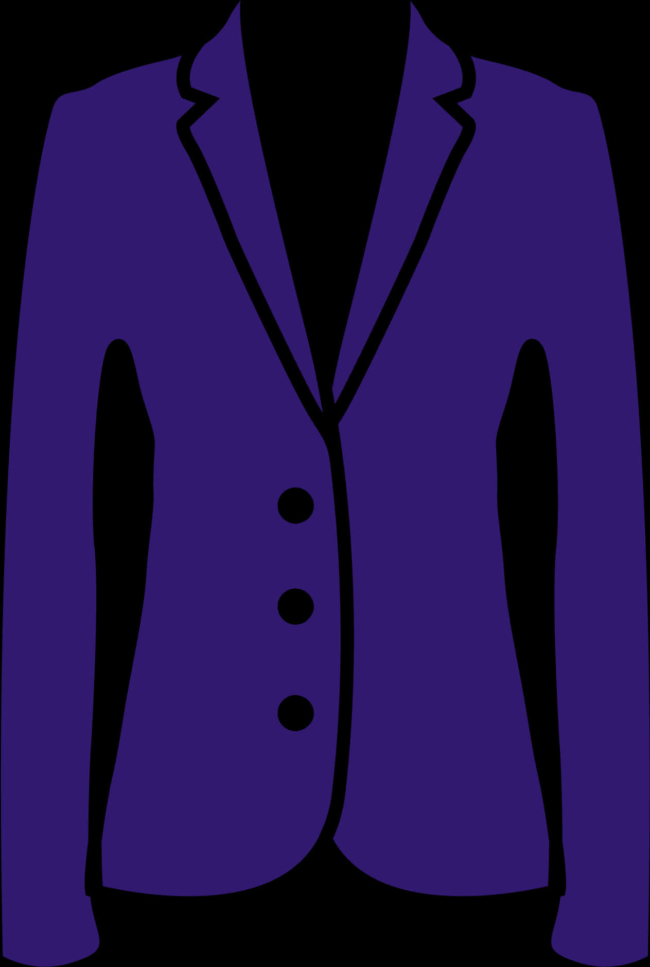 Purple Suit Jacket Clipart PNG image