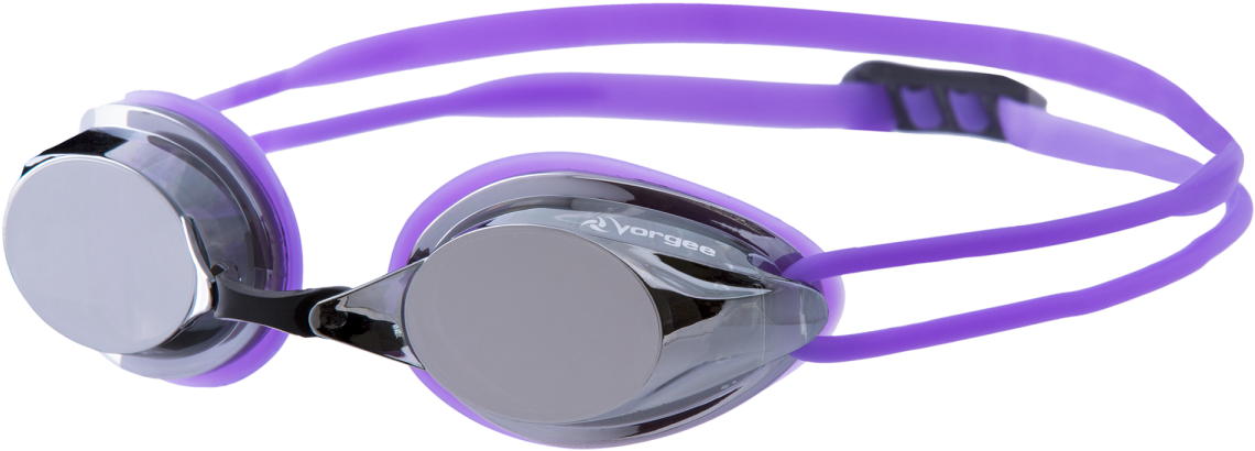 Purple Swimming Goggles Product View PNG image