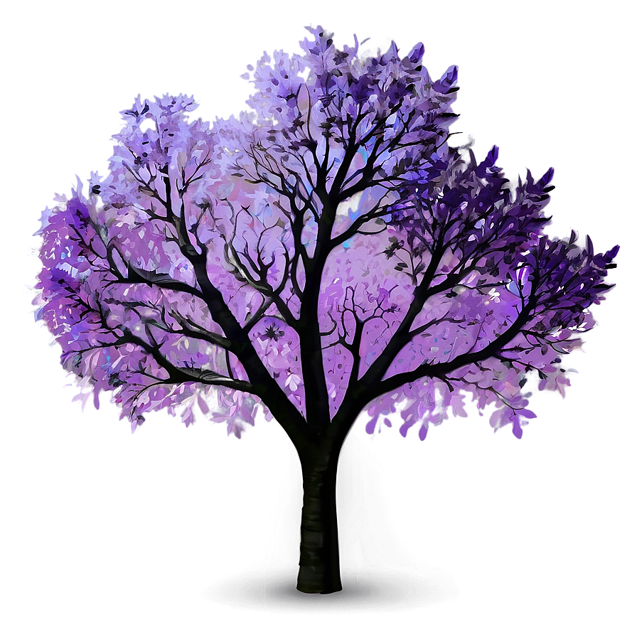 Purple Tree Png Vtx PNG image