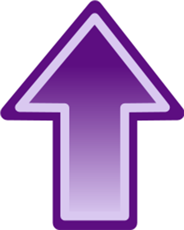 Purple Up Arrow Icon PNG image