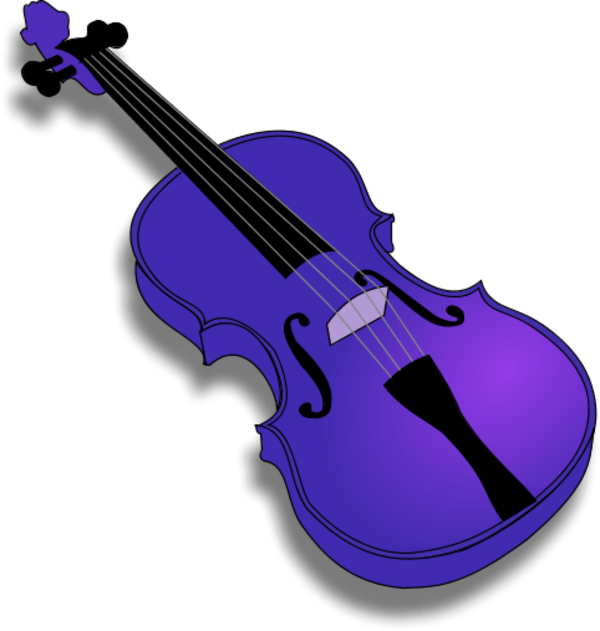 Purple Violin Illustration.png PNG image