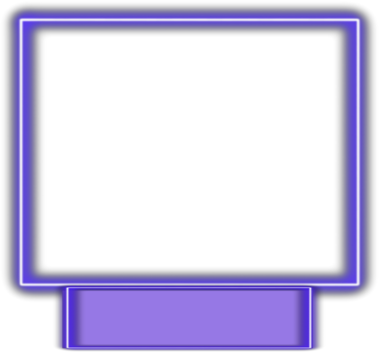 Purple Webcam Overlay Frame PNG image