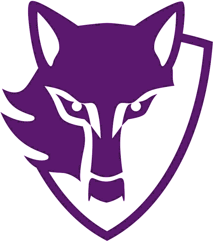 Purple Wolf Logo Vector PNG image