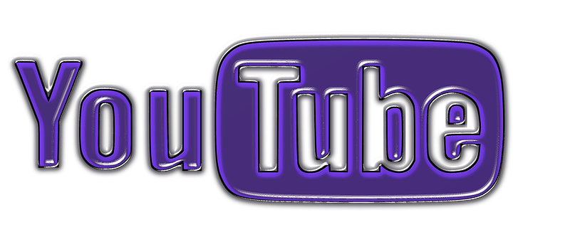 Purple You Tube Logo PNG image