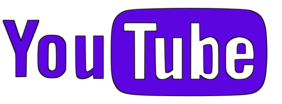 Purple You Tube Logo PNG image
