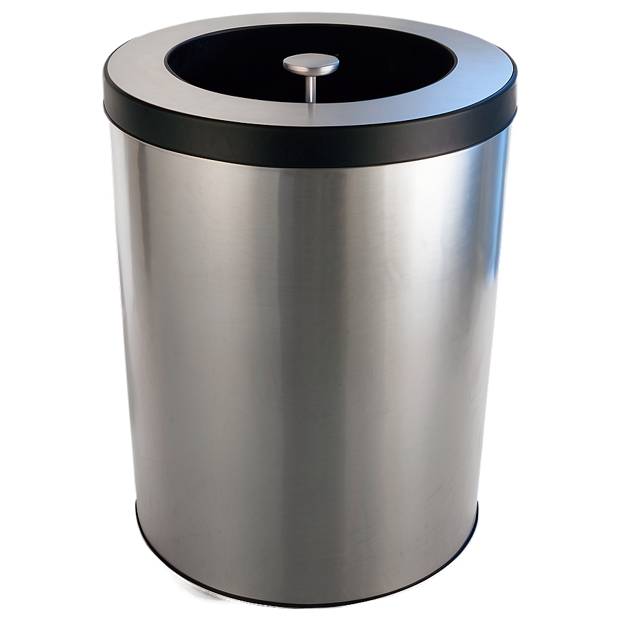 Push Bin Silver Png 06242024 PNG image