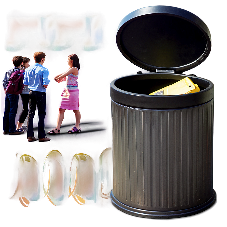 Push Trash Bin Png Uyi12 PNG image