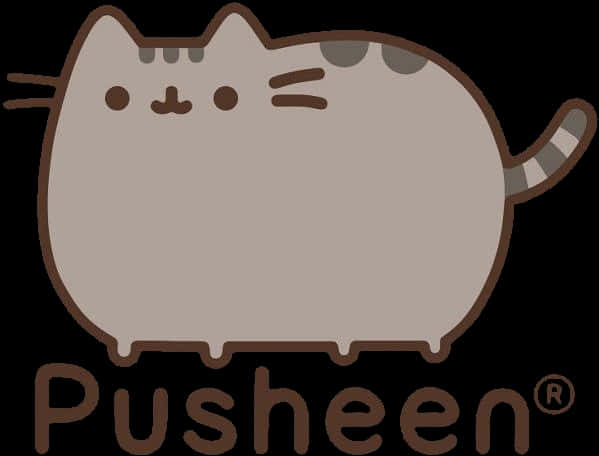 Pusheen_ Cat_ Cartoon_ Character PNG image