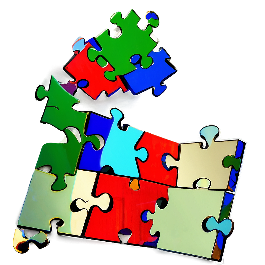 Puzzle Pieces Template Png Itp50 PNG image