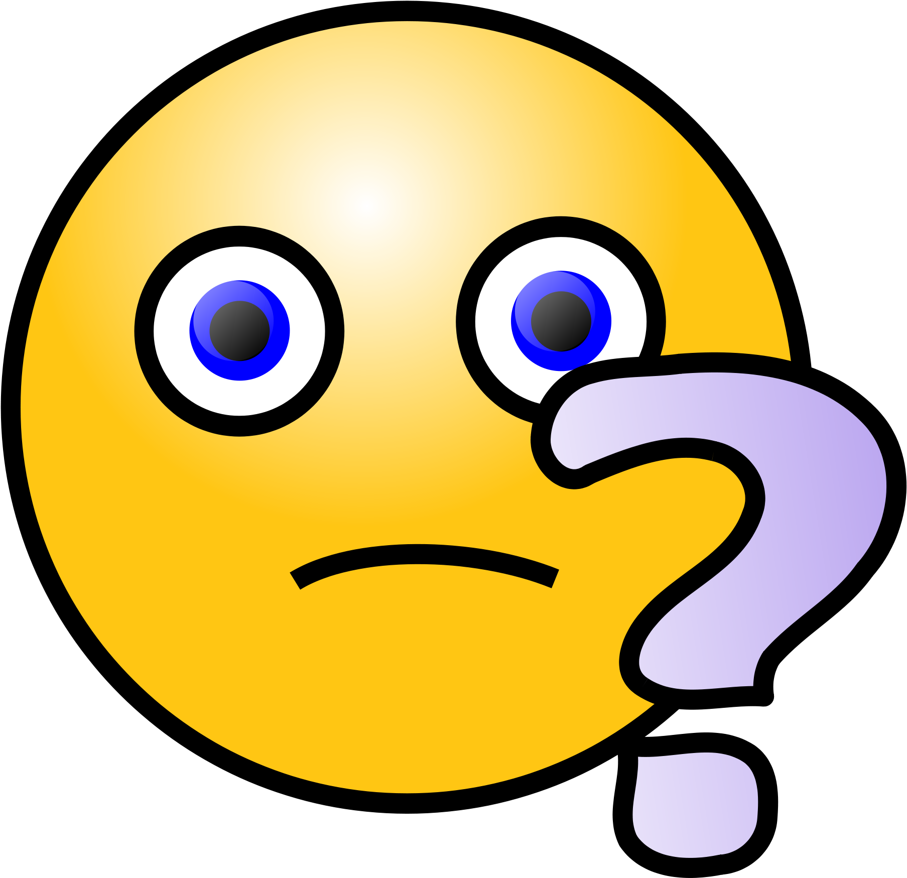 Puzzled_ Emoji_with_ Question_ Mark PNG image