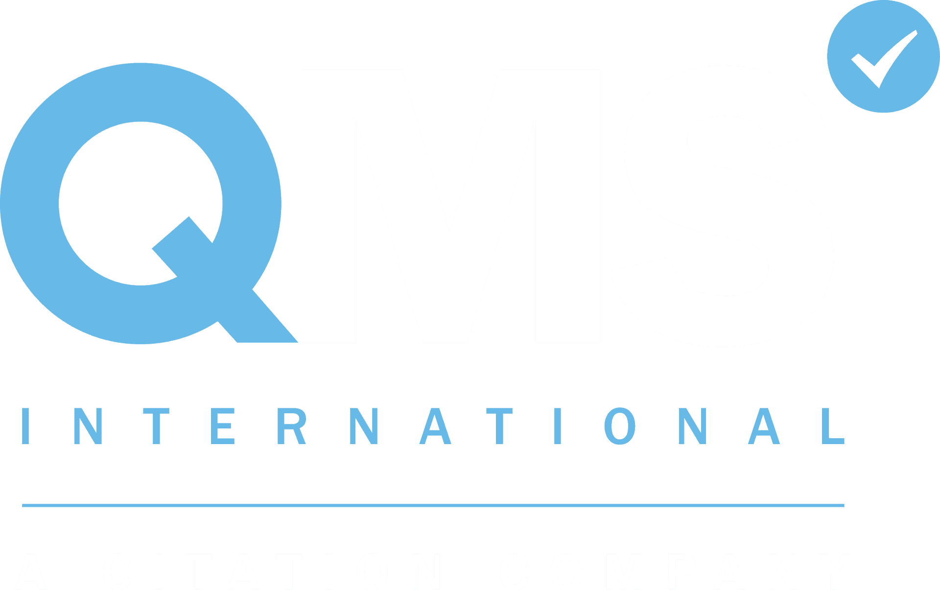 Q M S International Certification Logo PNG image