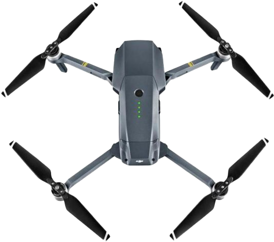 Quadcopter Drone Isolated PNG image