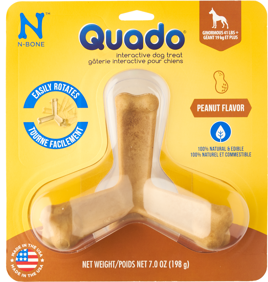 Quado Dog Treat Packaging PNG image