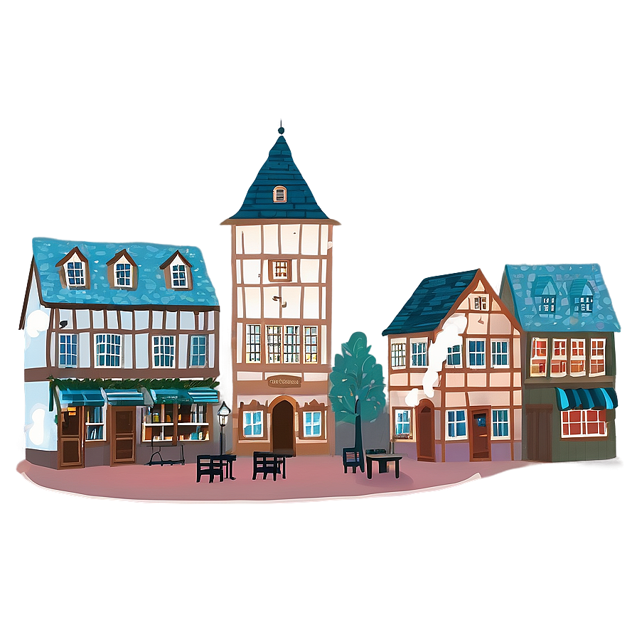 Quaint Town Square Png Ysv49 PNG image