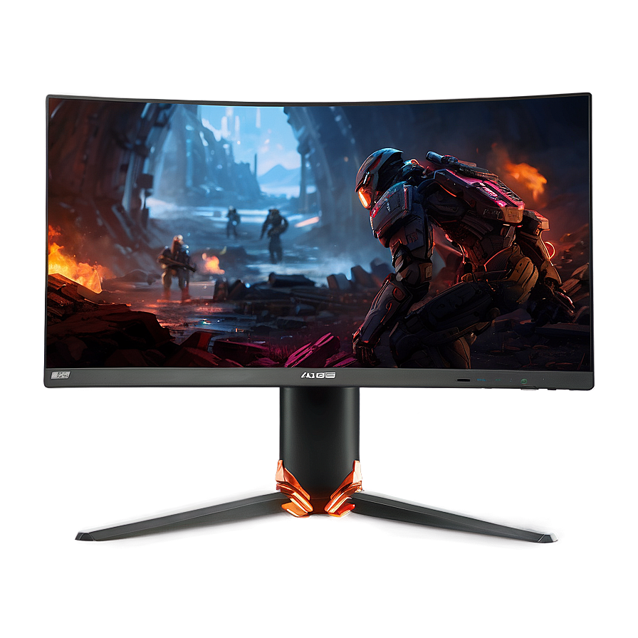 Quantum Dot Gaming Monitor Png 06212024 PNG image